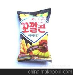 乐天玉米脆角67g进口食品批发韩国膨化食品批发